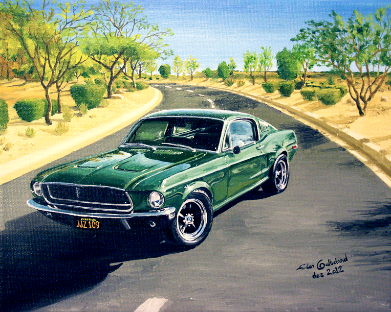 Christmas gift -steve mcqueen mustang-