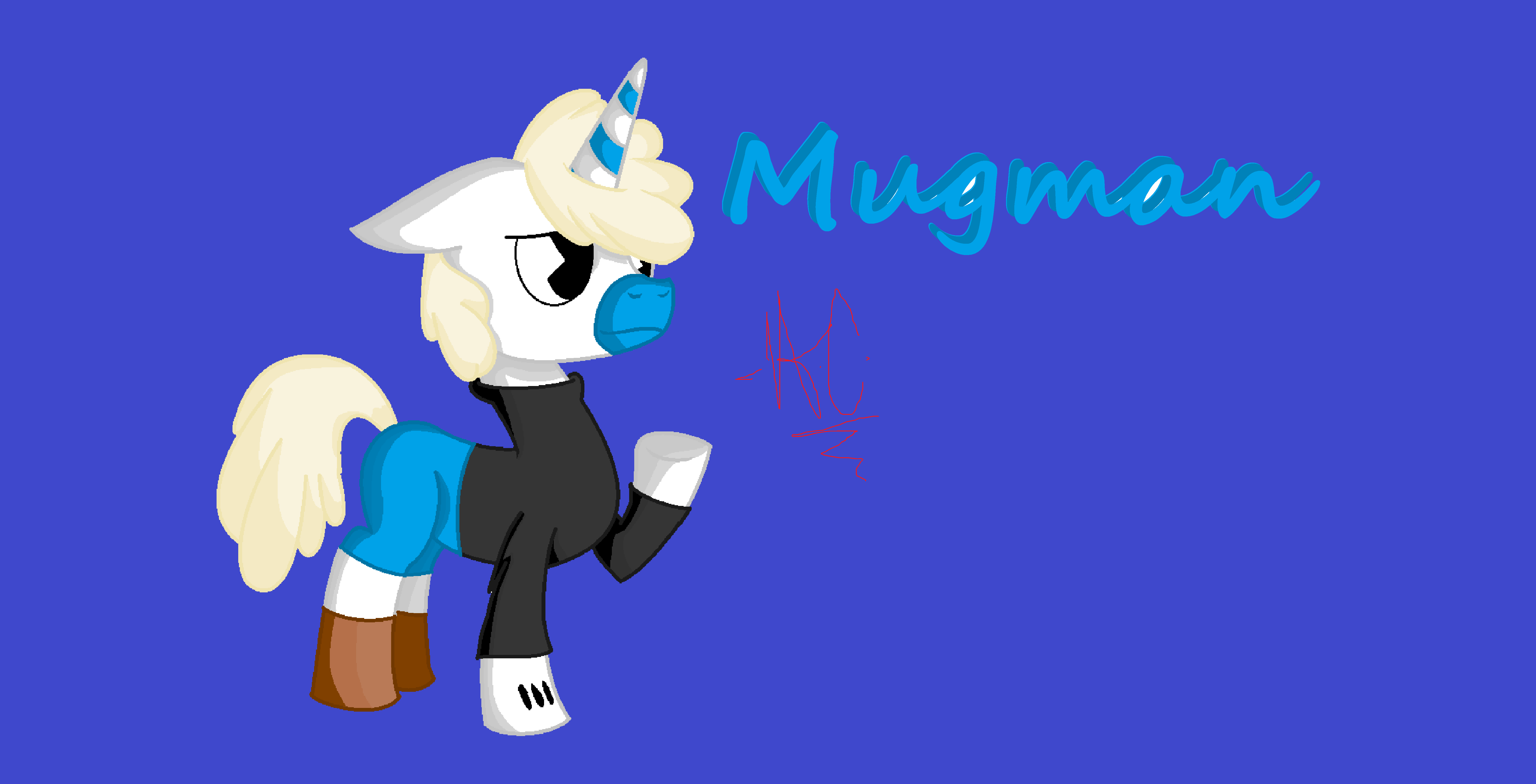 Mugman In My Little Pony Style(My Version)