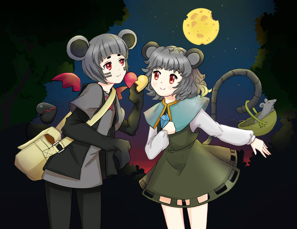 Warechu Nazrin (Touhou) Warechu (Hyperdimension Neptunia) by 0les-x on DeviantArt