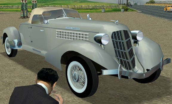 1935 Auburn 851 SC Boattail Speedster