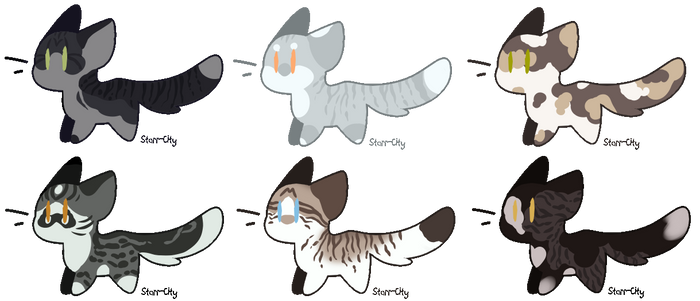 Adoptables 6/6 Open 0.5$ each