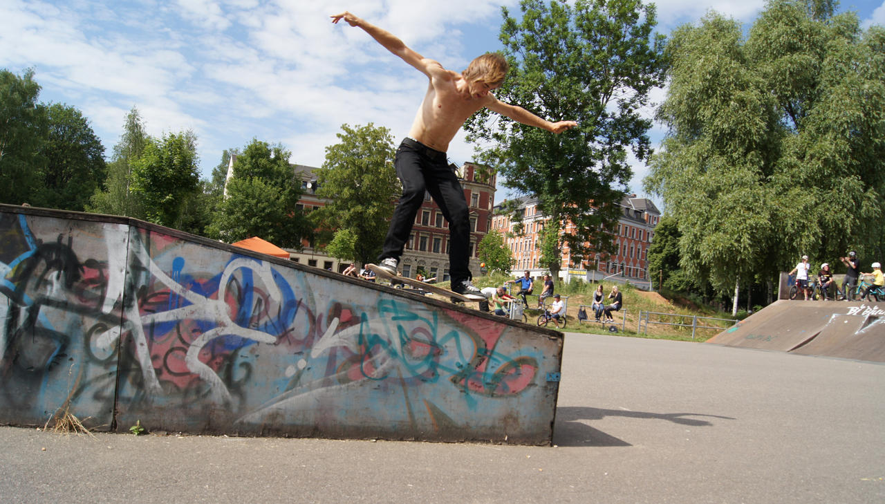 Skaterboy in Saxony