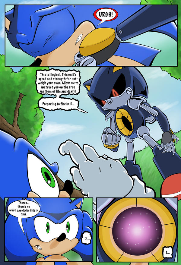Sonic V Metal Sonic colours