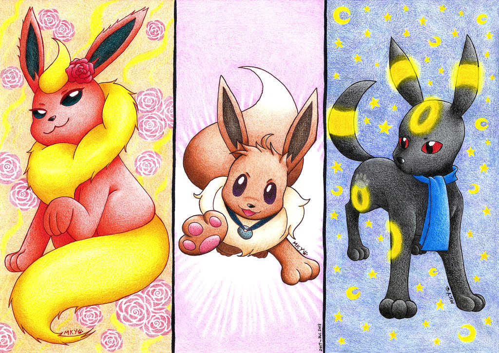 RE:Eevee Friendly Competition EXTRA by Momobana on DeviantArt