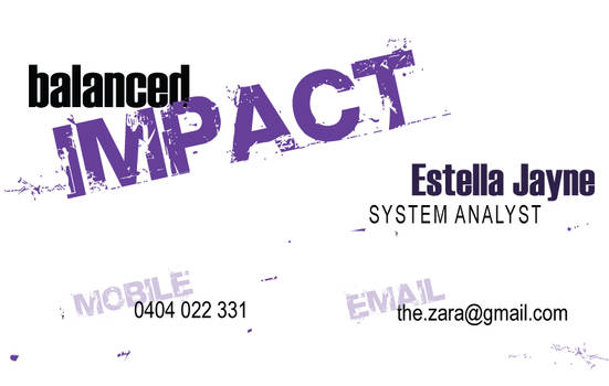 Balanced Impact - Design 1