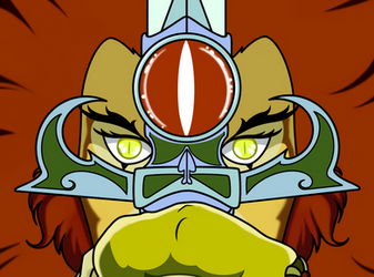 Lion-o Eyes Highlight on Eye of Thundera
