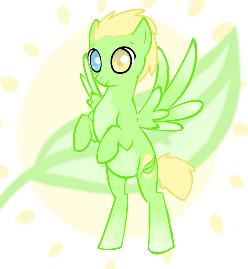 Leafy bash: pony adoptable (awaiting payment)