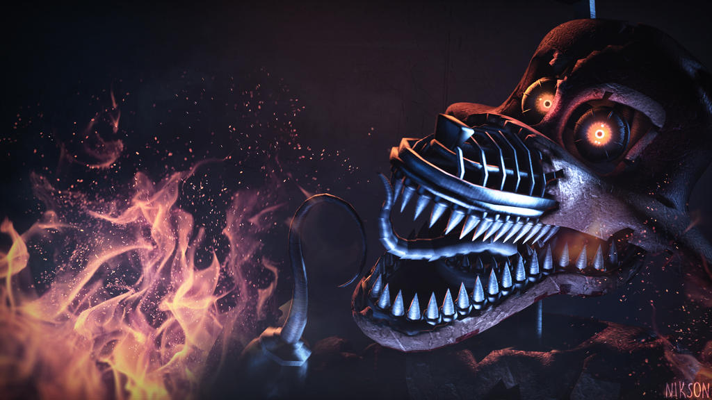 Download Nightmare Freddy Scary Puppet Wallpaper