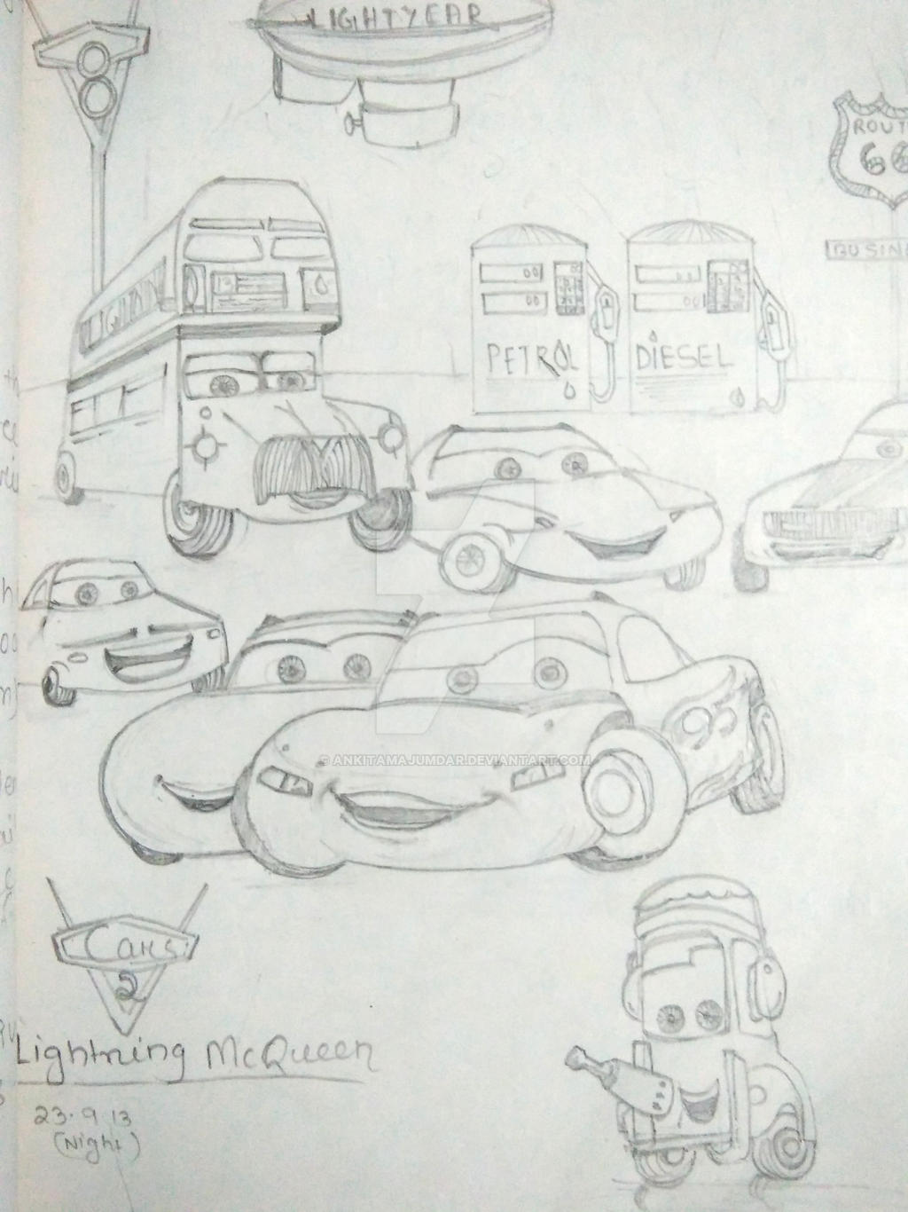 Deviantart Cars Draw DISNEY CARS. by AnkitaMajumdar on DeviantArt