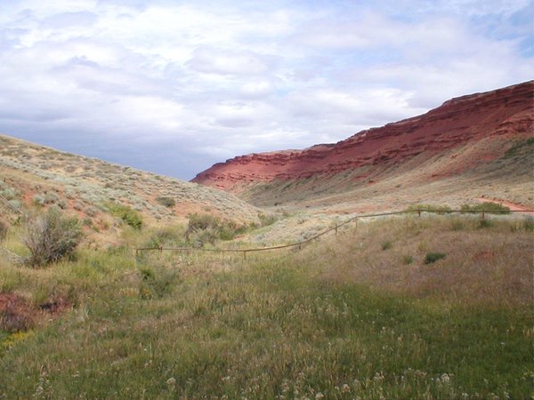 Red Hillside: SCENERY STOCK