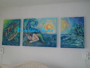 Mermaid Triptych