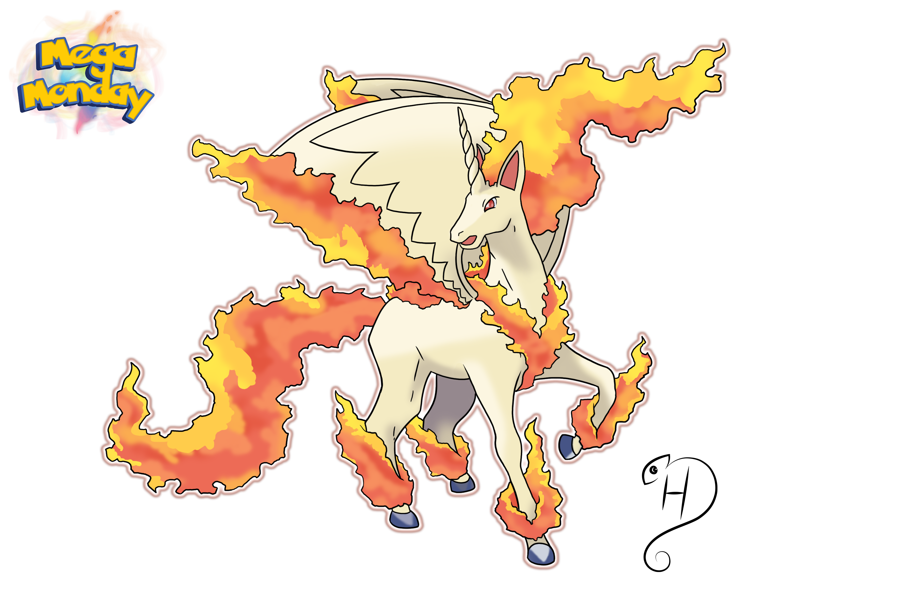 Ponyta, pokemon Mega, Rapidash, infrastructure, coaching, pokedex,  Reindeer, Flame, Evolution, Mega