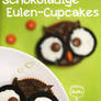 Schokoladige Eulen-Cupcakes
