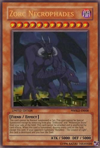 yugioh zorc necrophades card CUSTOM|Great Evil God Zorc Necrophades|Secret|JP|DIY DisplayONLY