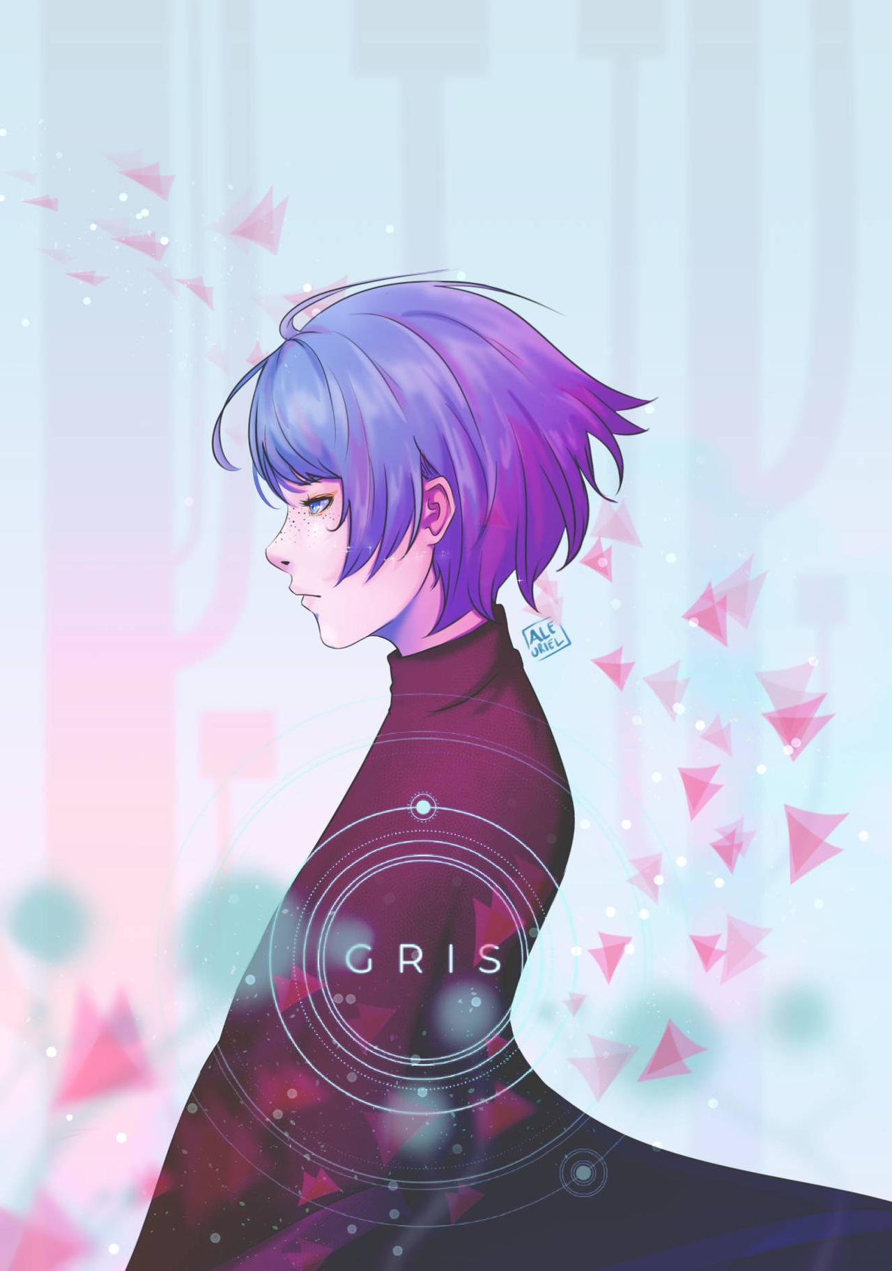 GRIS GAME by aleuriel on DeviantArt