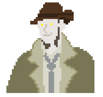 Pixel Art of Nick Valentine