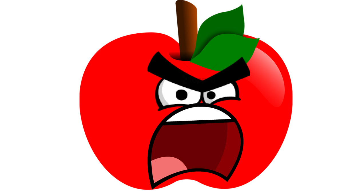 Gamingfortduty Apple character angry red apple by TheGamingFortDuty on ...