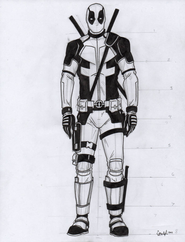 Deadpool from movie sketch by TefenTheScorpion on DeviantArt