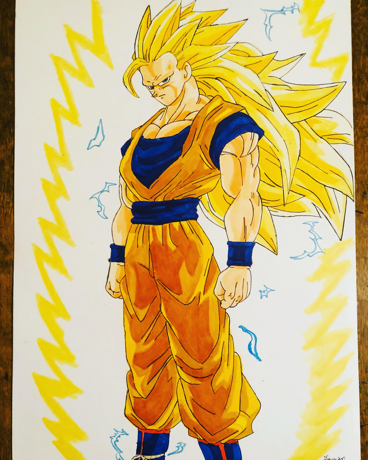Goku Super Saiyan 3 by TicoDrawing on DeviantArt in 2023