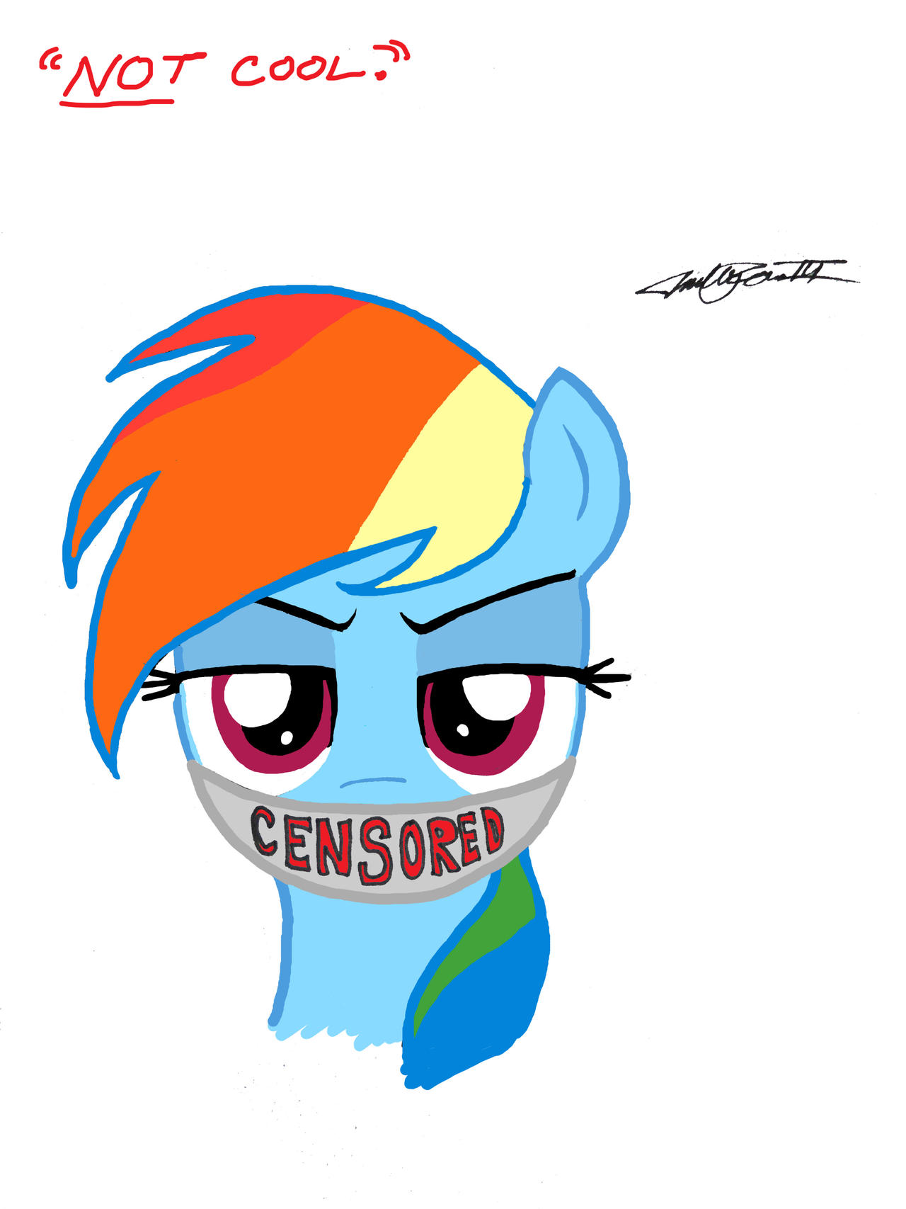 MLP - Silenced by wallycolours on DeviantArt