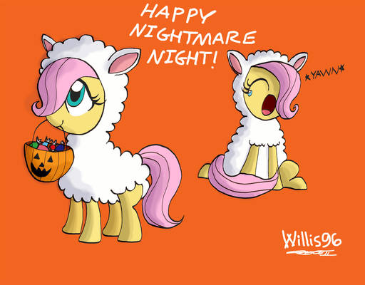 Flutters Filly Nightmare Night Costume