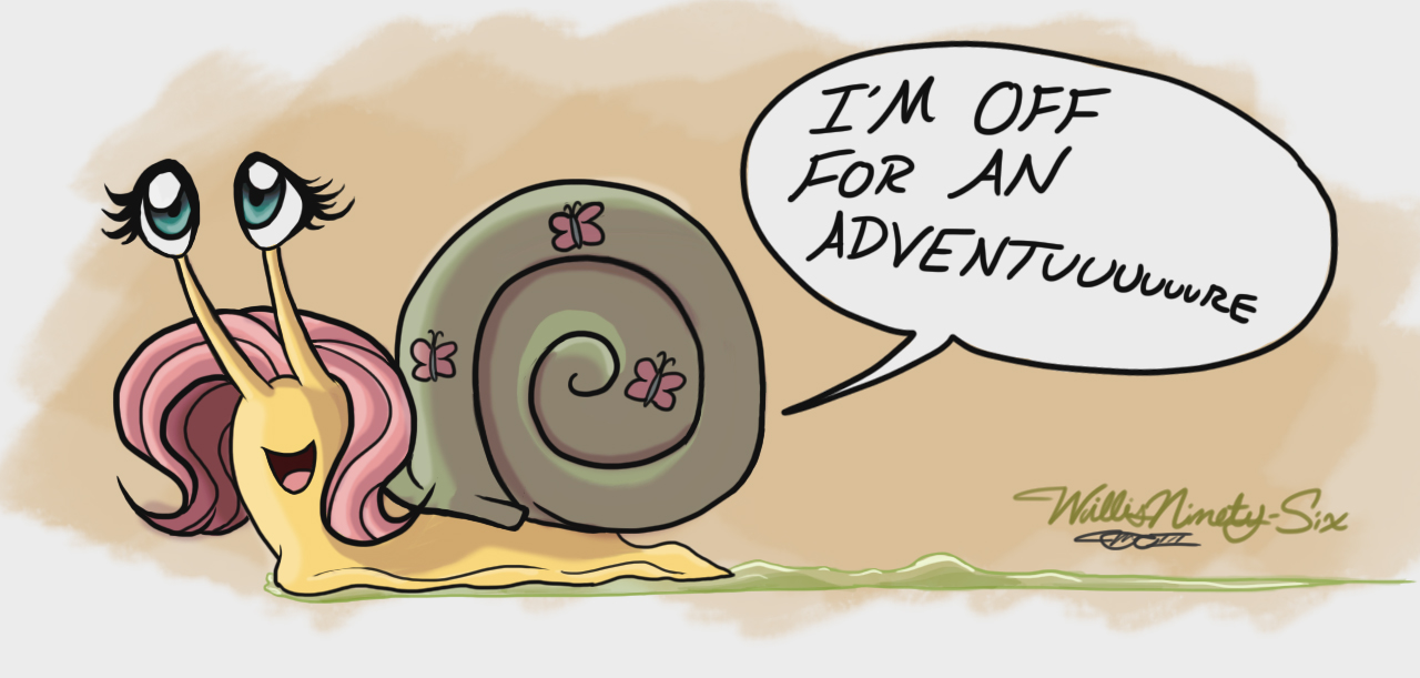 FlutterSnail Goes on an Adventure.