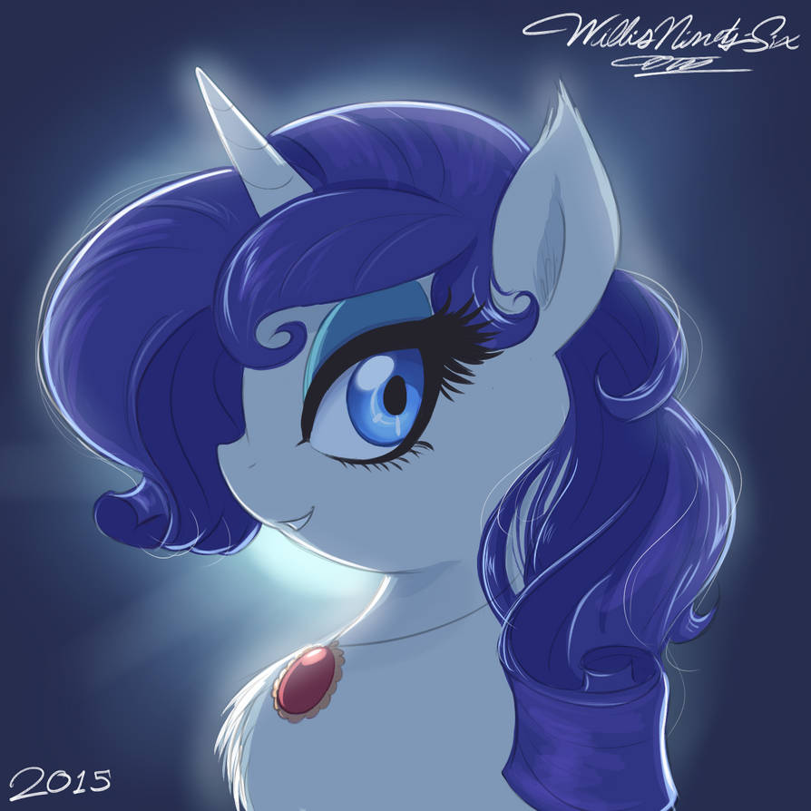 Rarity Portrait Too by wallycolours on DeviantArt