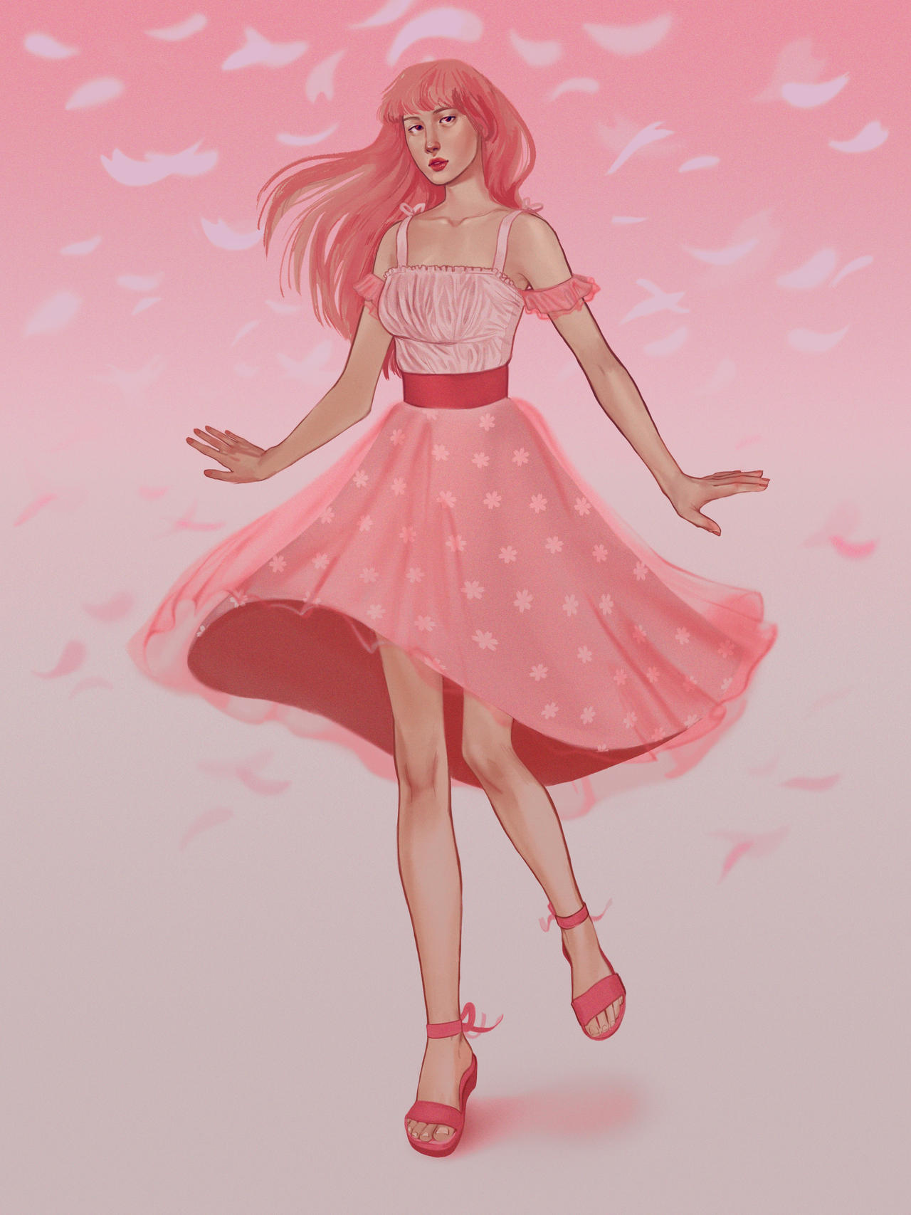 Pink Deviantart Pink | 1 by lileeeeeeeee on DeviantArt