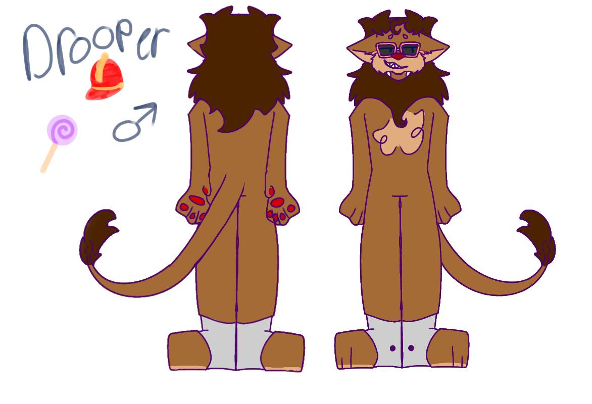 Drooper Draw Drooper Reference sheet by Kazoo-the-hyena on DeviantArt