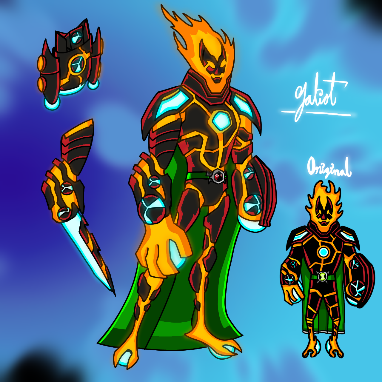 Shielded Pyroblast Pyroblast (Heatblast v2) - Galiot by TheGaliotArt on DeviantArt