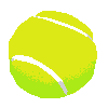 pixel tennis ball by BlackNothingness