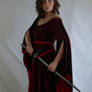 medieval dress with sword