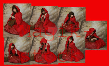 red ridding hood set 1