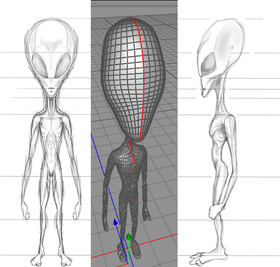 alien mesh by wickedsteve on DeviantArt