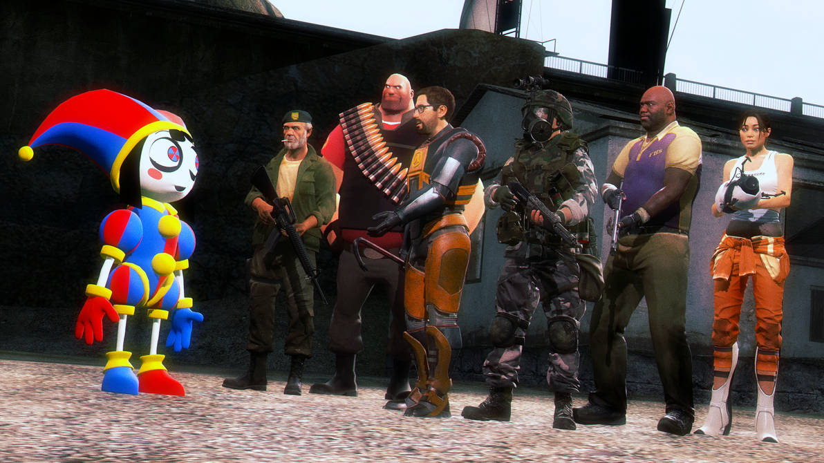 (SFM) Pomni Meet Valve Task Force by OrangeSoda63 on DeviantArt