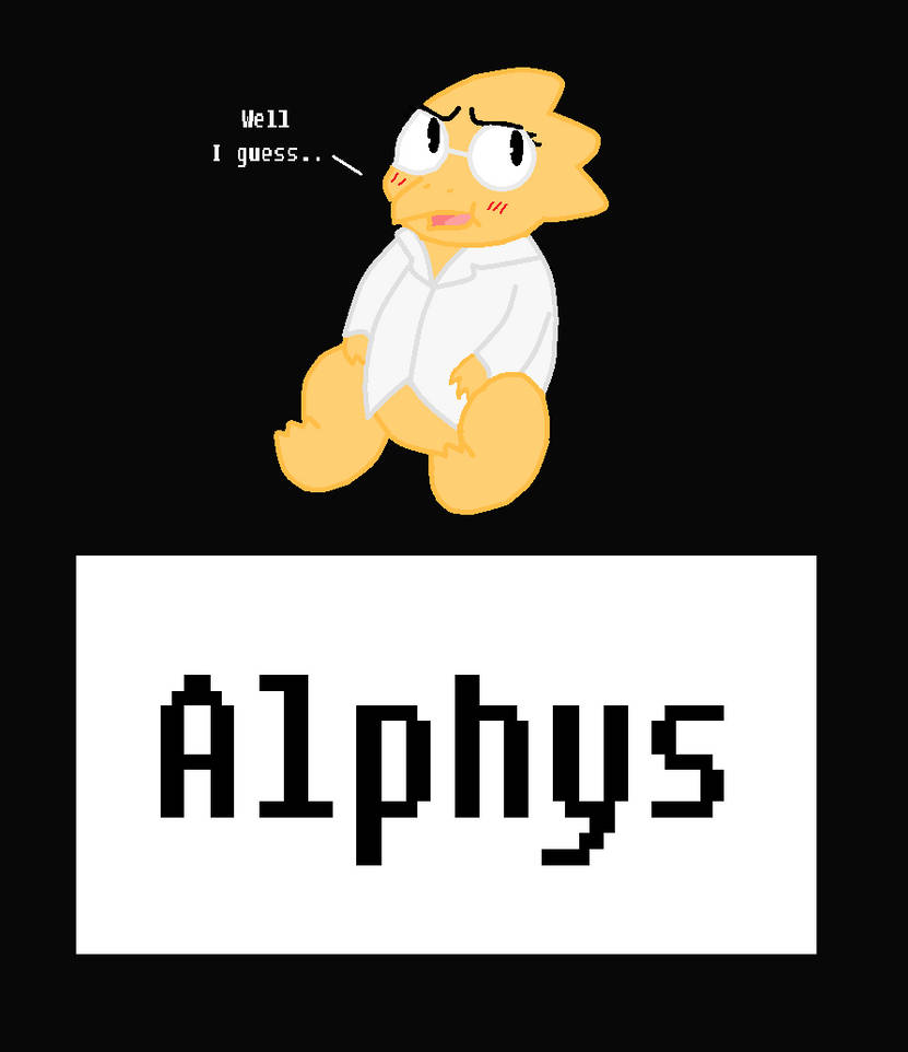 Alphy's Text Box Alphys by Pufflefluff123145 on DeviantArt