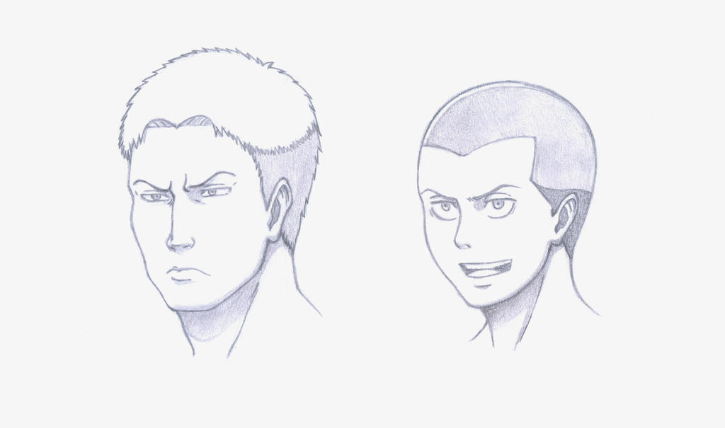 Attack on Titan- Reiner/Conny faces