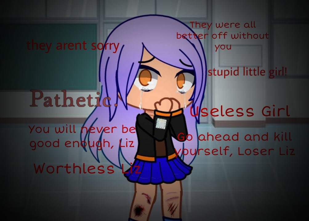 Lizzy Crying Deviantart Liz (Depression AU) by DisneyKirbyFan2009 on DeviantArt