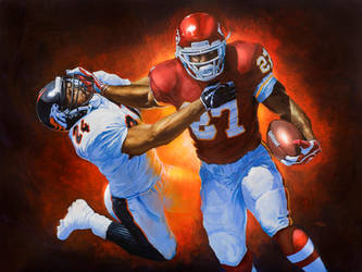 NFL KC Chiefs Larry Johnson