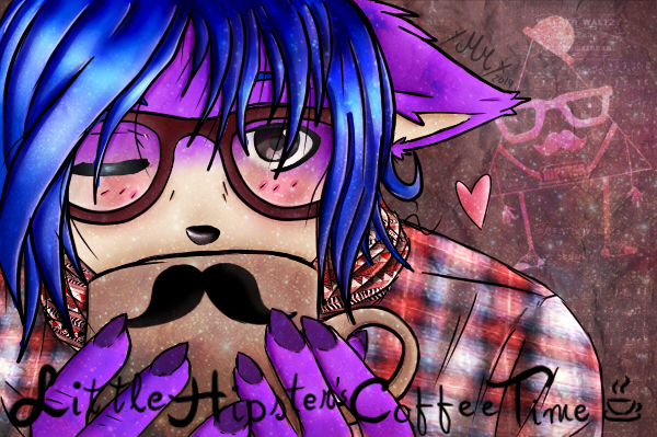 Little Hipster's Coffee Time by xMidnightMemoriesx