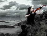 The Sad Violinist II by MBHenriksen