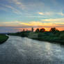 HDR Sunset in Randers, Denmark