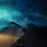 Premade Cosmic Mountains