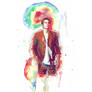 Dylan O'Brien - Rainbow Abstract