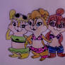 chipettes in bikini