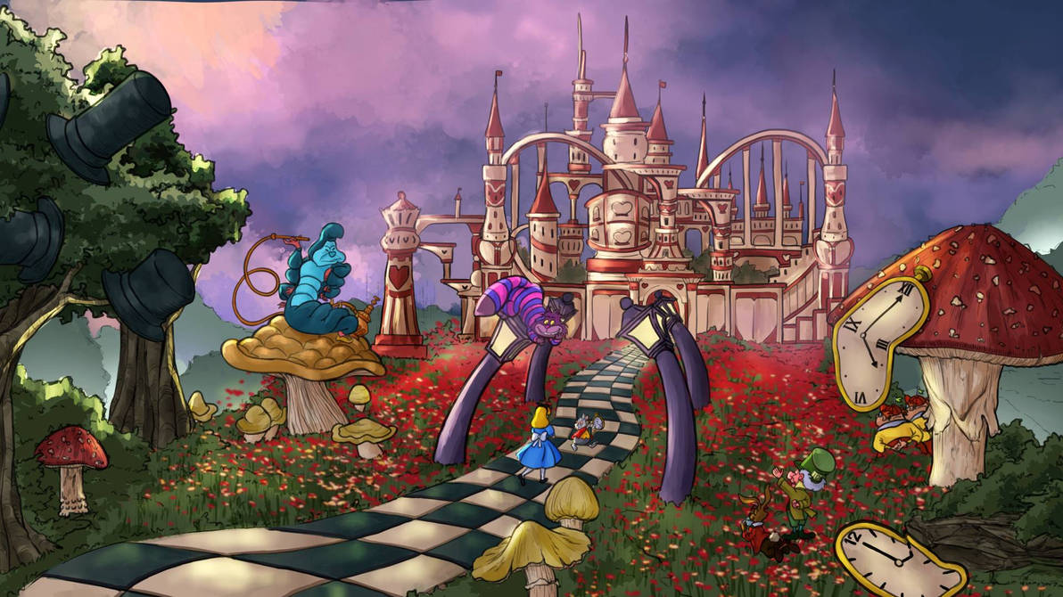 Alice In Wonderland By Nyangnew On Deviantart Alice In Wonderland By Nyangnew On Deviantart