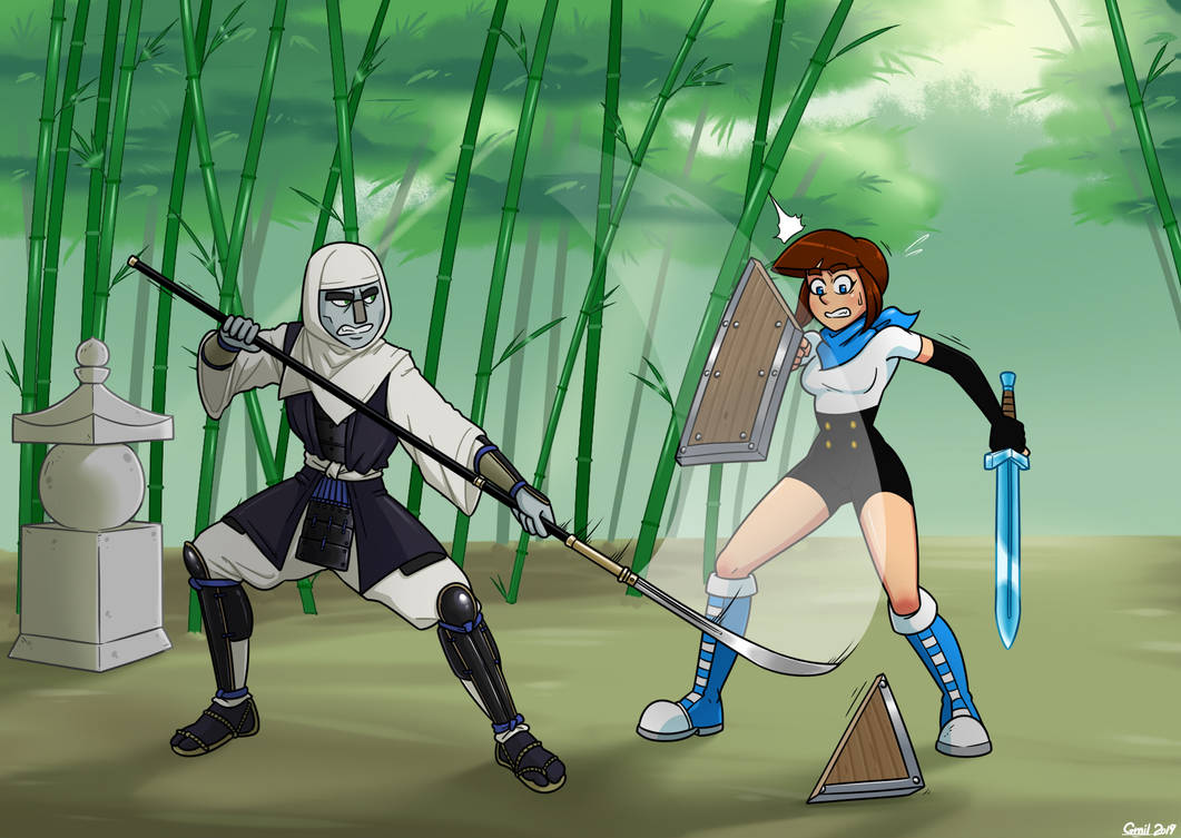 fighting in the bamboo forest by gmil123 on DeviantArt