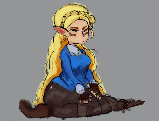 Zelda Burping Animation Zelda Slap Animation by ZimiArts on DeviantArt