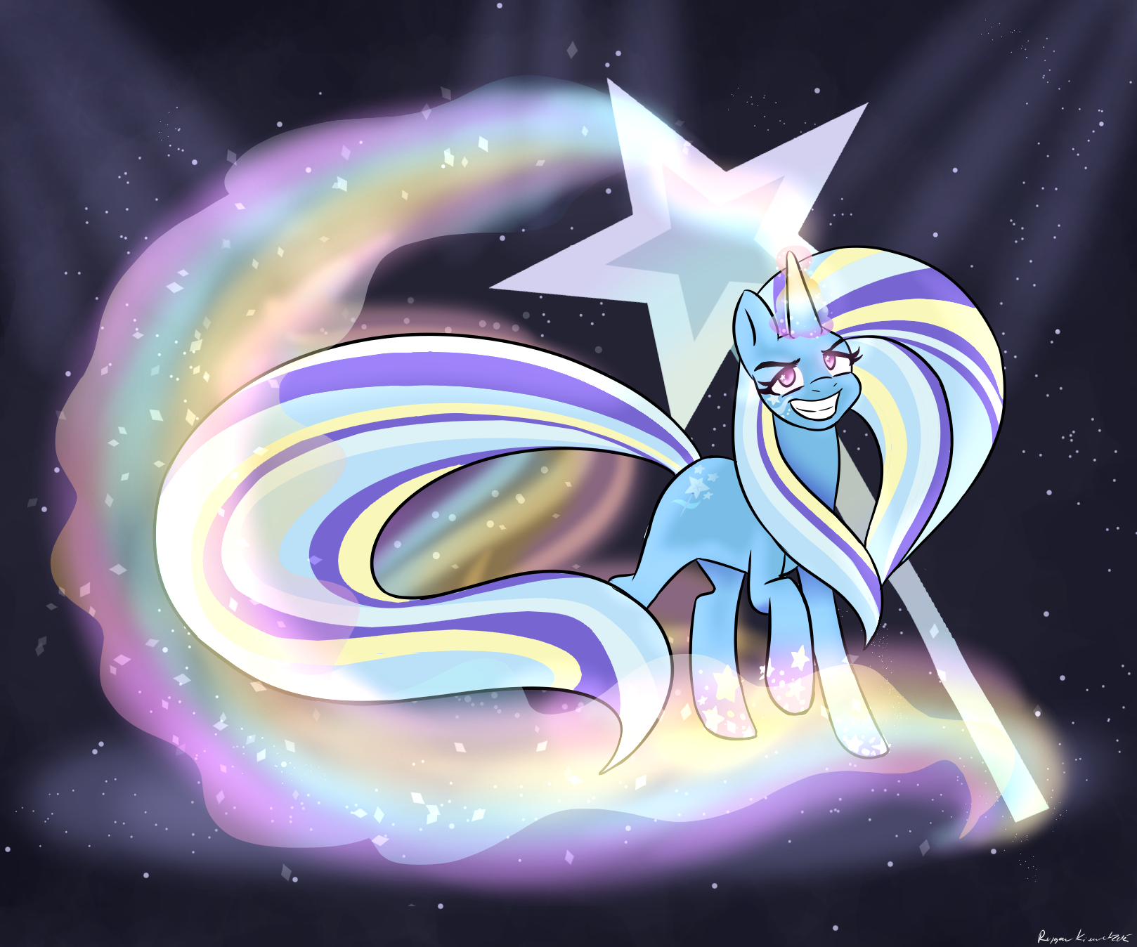 Rainbow Power Trixie - Speedpaint