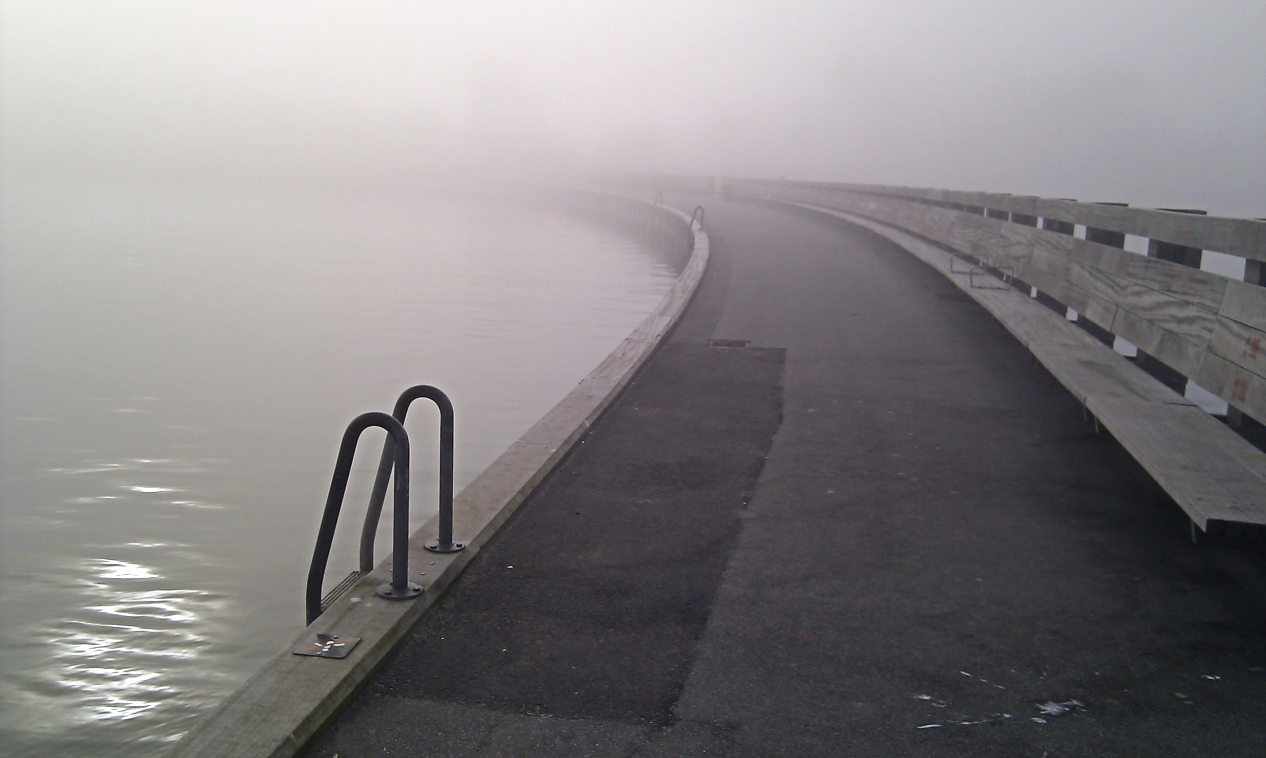 Bridge in the fog